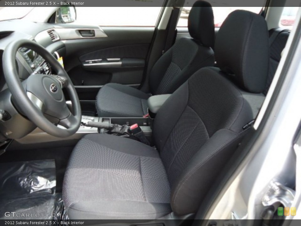 Black Interior Photo for the 2012 Subaru Forester 2.5 X #64996106