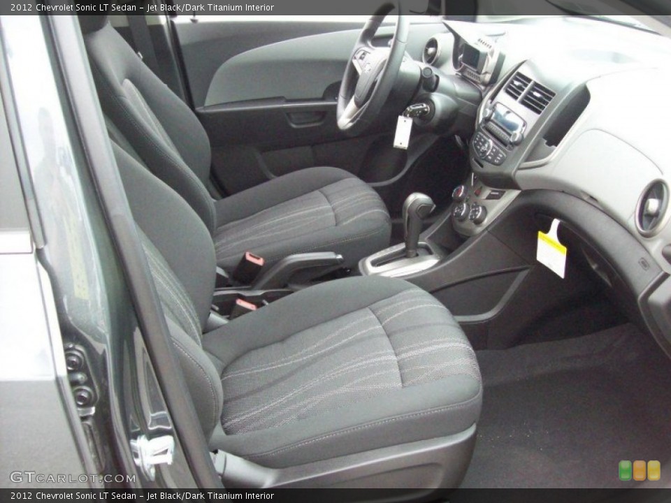 Jet Black/Dark Titanium Interior Photo for the 2012 Chevrolet Sonic LT Sedan #64997794