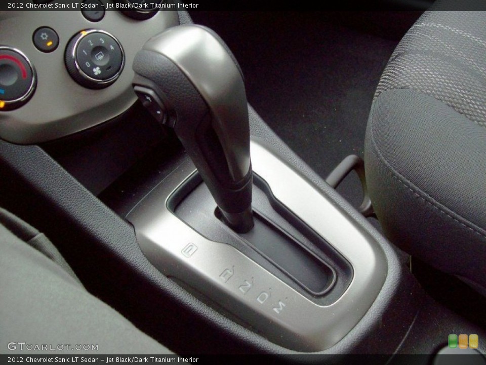 Jet Black/Dark Titanium Interior Transmission for the 2012 Chevrolet Sonic LT Sedan #64997945