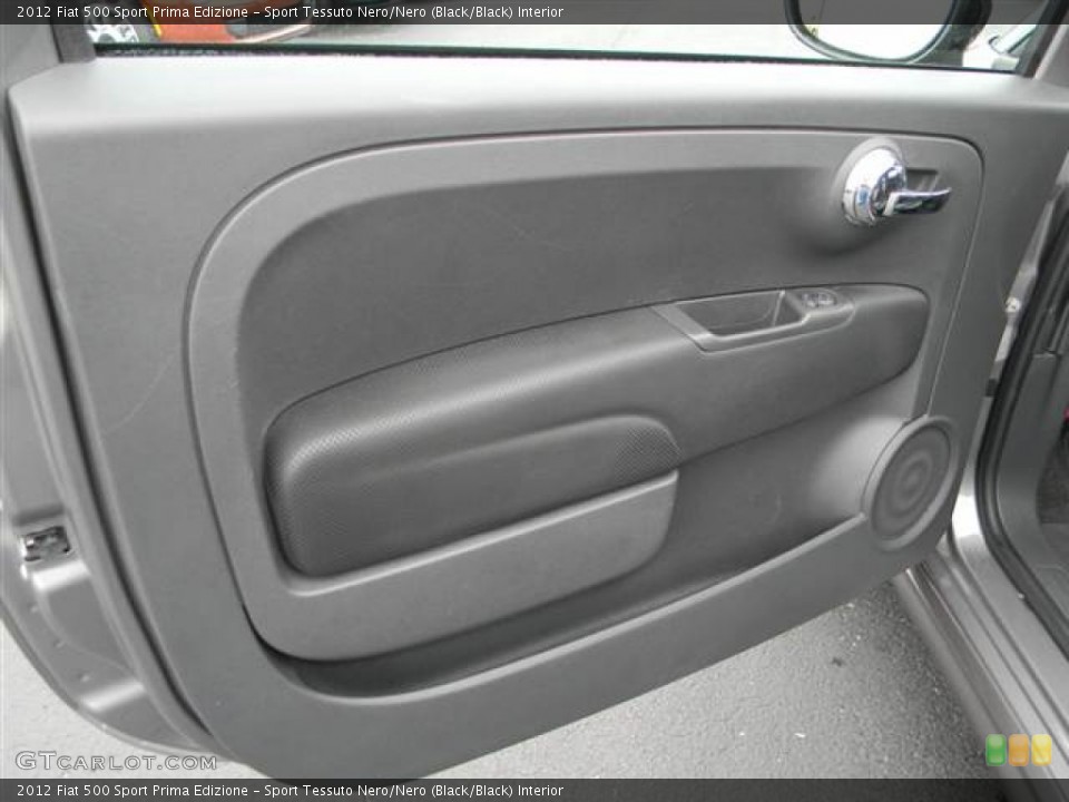 Sport Tessuto Nero/Nero (Black/Black) Interior Door Panel for the 2012 Fiat 500 Sport Prima Edizione #64998096