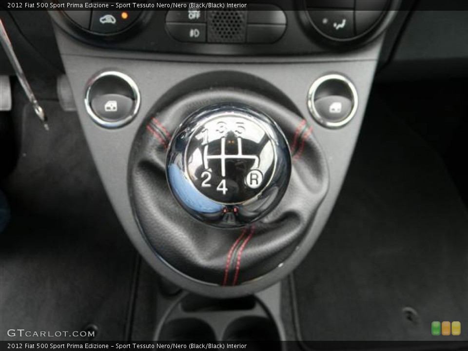 Sport Tessuto Nero/Nero (Black/Black) Interior Transmission for the 2012 Fiat 500 Sport Prima Edizione #64998198
