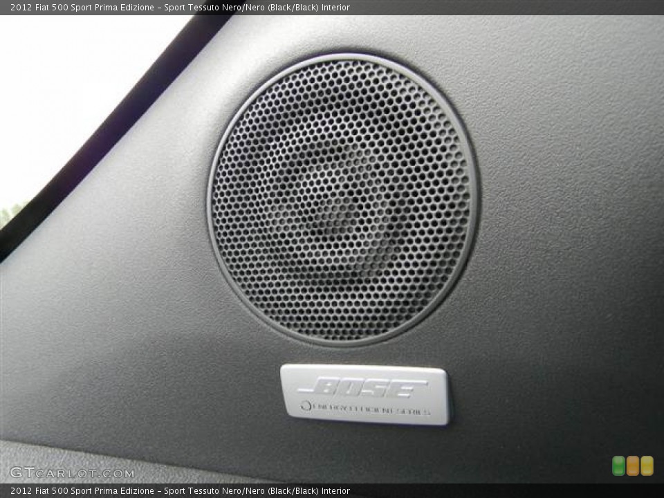 Sport Tessuto Nero/Nero (Black/Black) Interior Audio System for the 2012 Fiat 500 Sport Prima Edizione #64998204