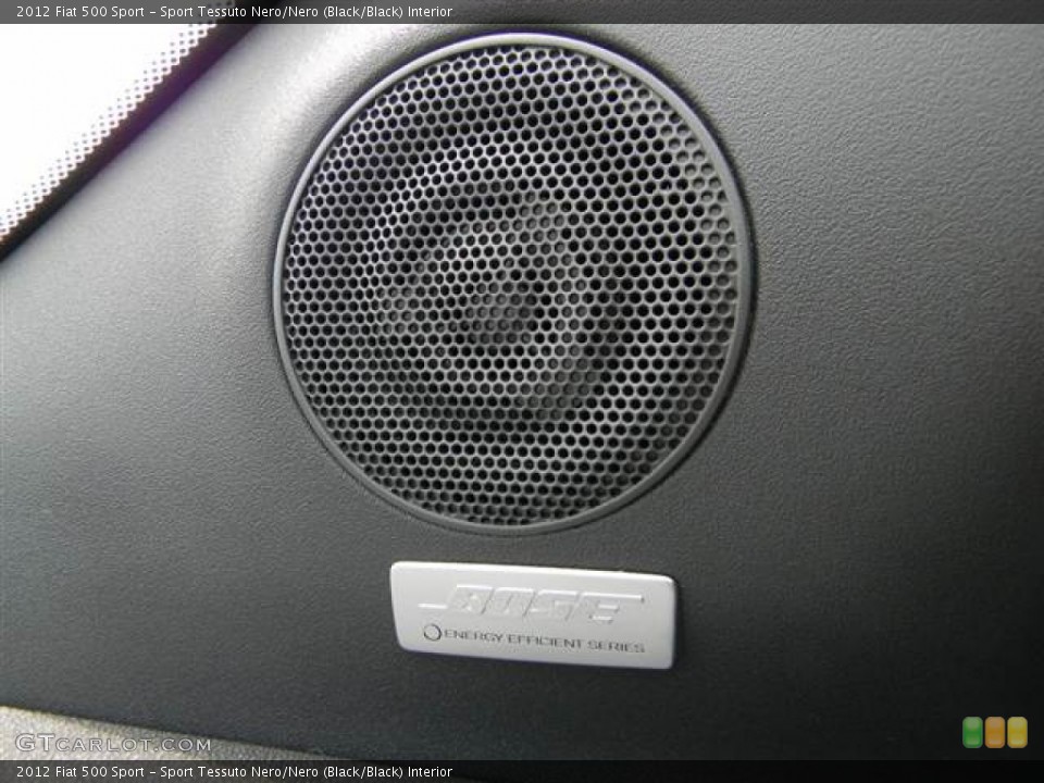 Sport Tessuto Nero/Nero (Black/Black) Interior Audio System for the 2012 Fiat 500 Sport #64998433