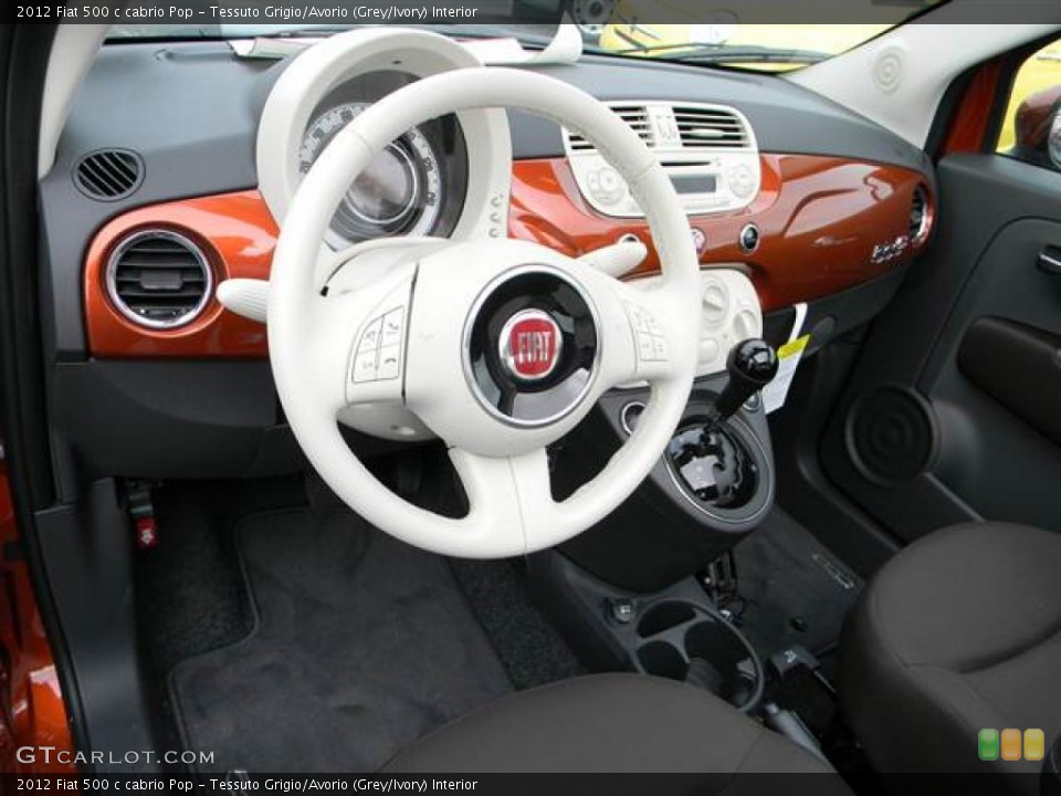 Tessuto Grigio/Avorio (Grey/Ivory) Interior Dashboard for the 2012 Fiat 500 c cabrio Pop #64999571