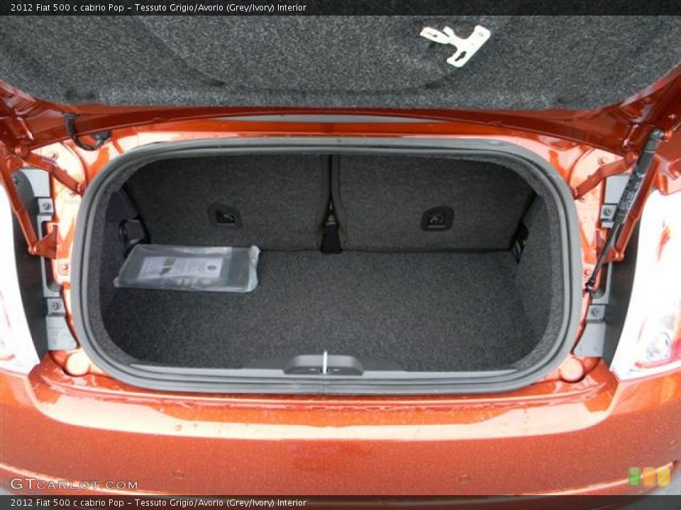 Tessuto Grigio/Avorio (Grey/Ivory) Interior Trunk for the 2012 Fiat 500 c cabrio Pop #64999598