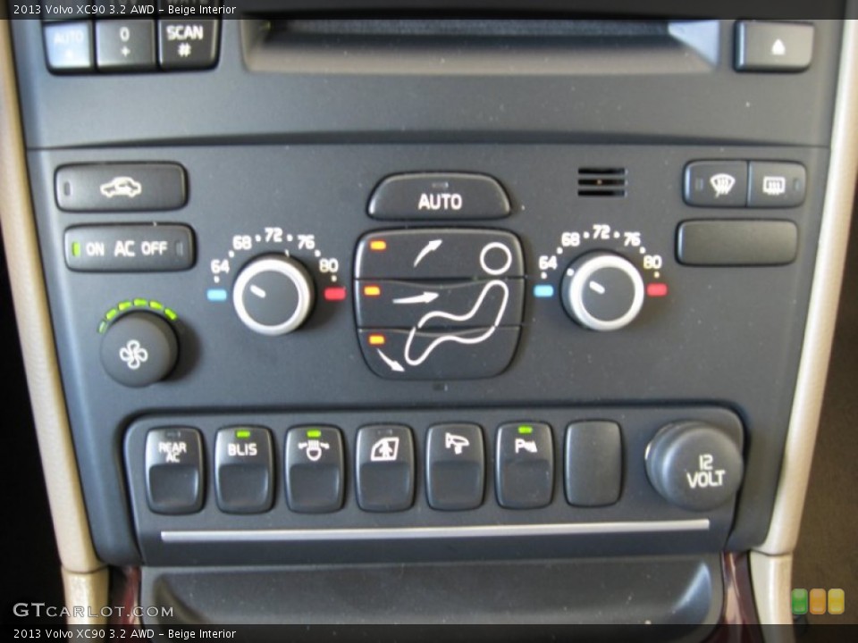 Beige Interior Controls for the 2013 Volvo XC90 3.2 AWD #64999622