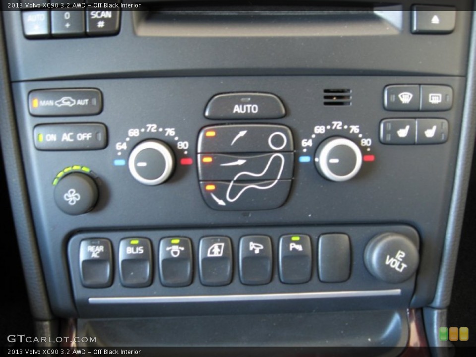 Off Black Interior Controls for the 2013 Volvo XC90 3.2 AWD #65000174