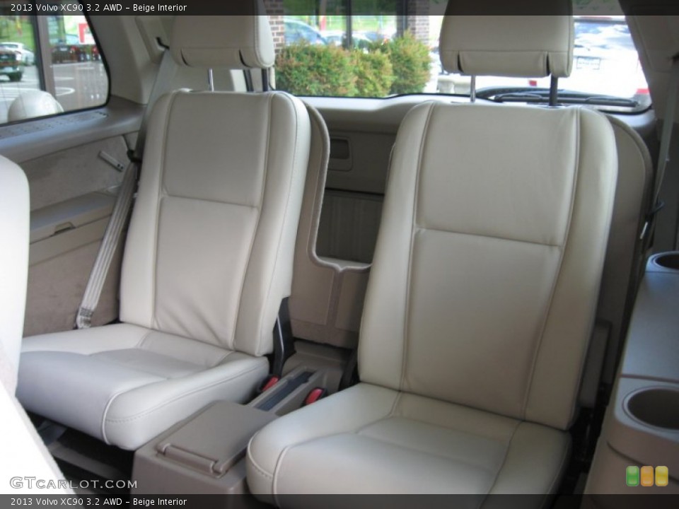 Beige Interior Rear Seat for the 2013 Volvo XC90 3.2 AWD #65000384