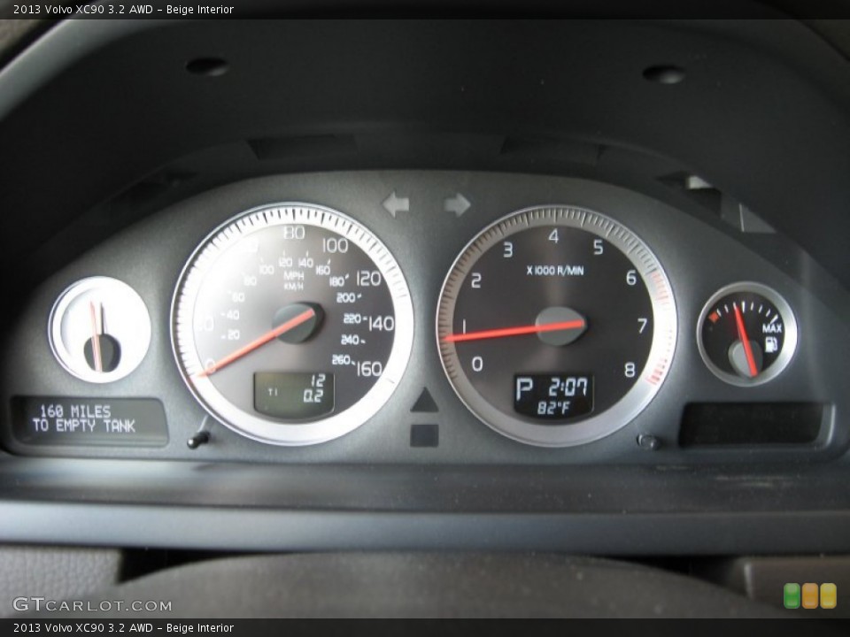Beige Interior Gauges for the 2013 Volvo XC90 3.2 AWD #65000476