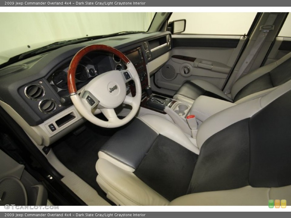 Dark Slate Gray/Light Graystone Interior Dashboard for the 2009 Jeep Commander Overland 4x4 #65001699
