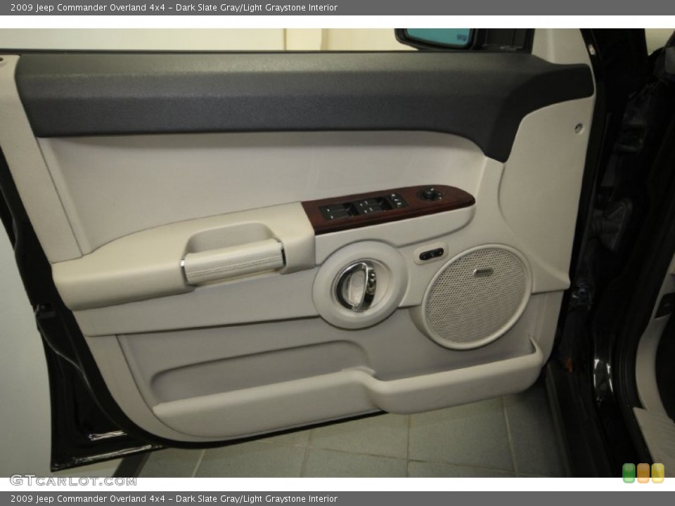Dark Slate Gray/Light Graystone Interior Door Panel for the 2009 Jeep Commander Overland 4x4 #65001717