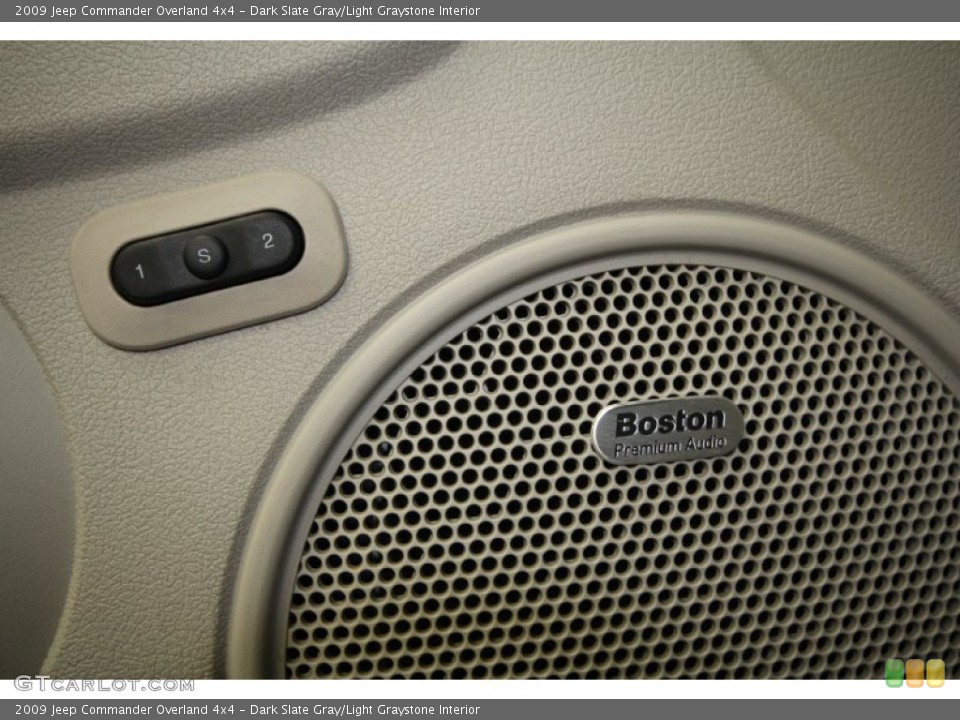 Dark Slate Gray/Light Graystone Interior Audio System for the 2009 Jeep Commander Overland 4x4 #65001735