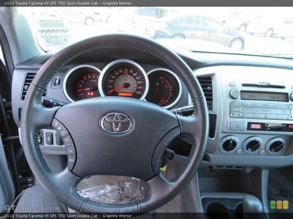 Graphite Interior Steering Wheel for the 2010 Toyota Tacoma V6 SR5 TRD Sport Double Cab #65003175