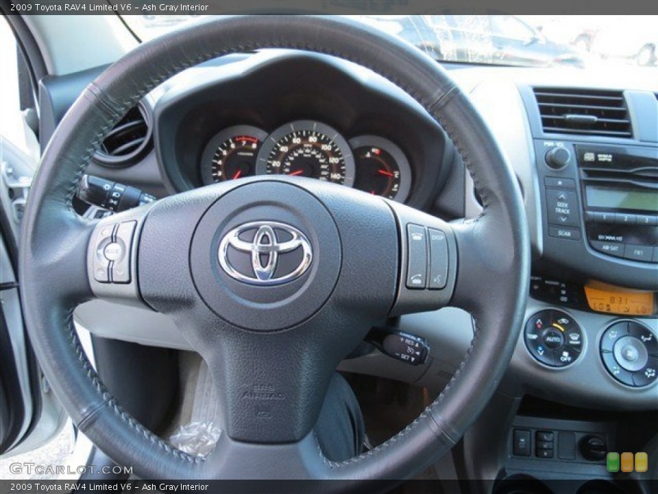 Ash Gray Interior Steering Wheel for the 2009 Toyota RAV4 Limited V6 #65004117