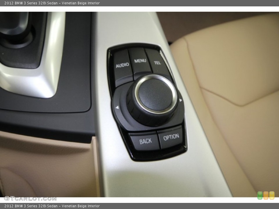 Venetian Beige Interior Controls for the 2012 BMW 3 Series 328i Sedan #65008176