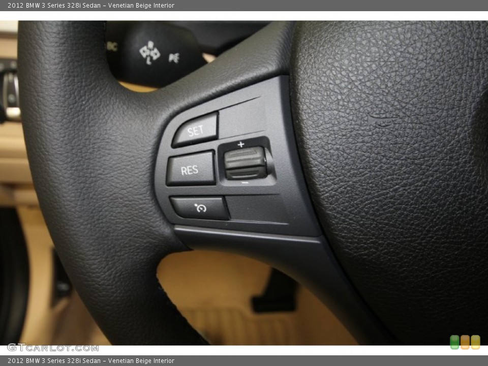 Venetian Beige Interior Steering Wheel for the 2012 BMW 3 Series 328i Sedan #65008206