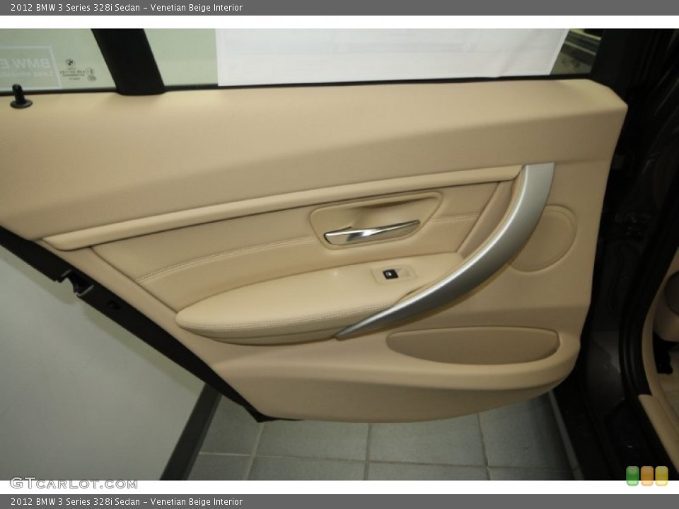 Venetian Beige Interior Door Panel for the 2012 BMW 3 Series 328i Sedan #65008221