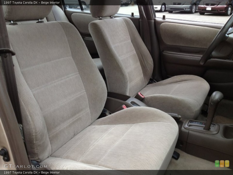 Beige 1997 Toyota Corolla Interiors