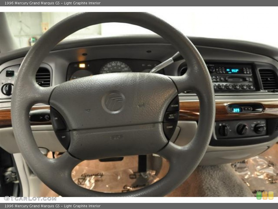 Light Graphite Interior Steering Wheel for the 1996 Mercury Grand Marquis GS #65016039