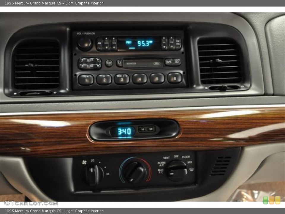 Light Graphite Interior Controls for the 1996 Mercury Grand Marquis GS #65016066