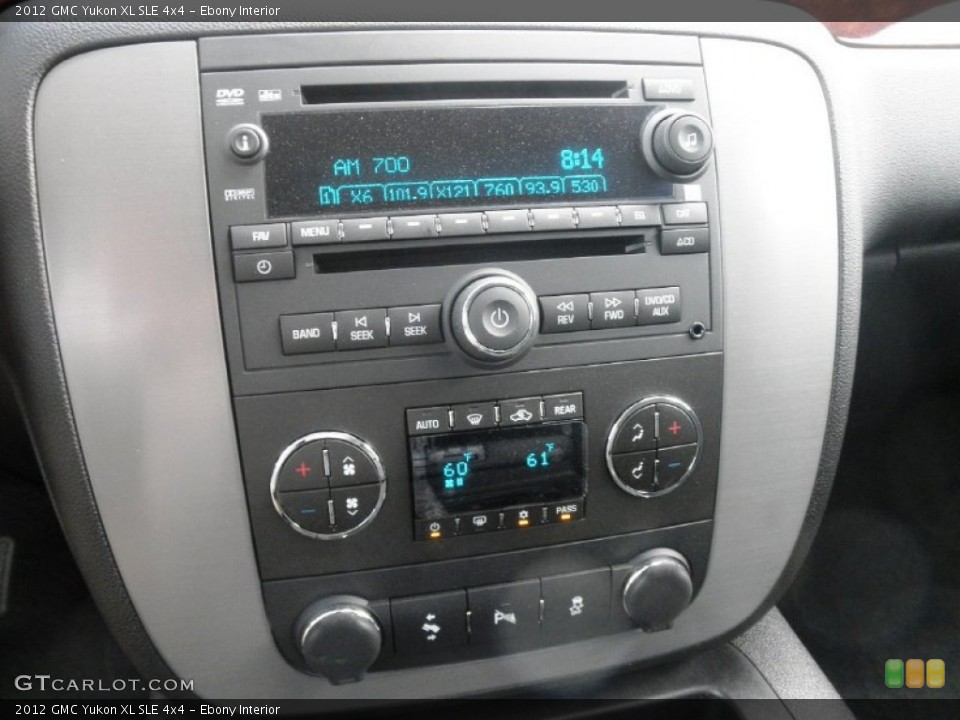 Ebony Interior Controls for the 2012 GMC Yukon XL SLE 4x4 #65018379