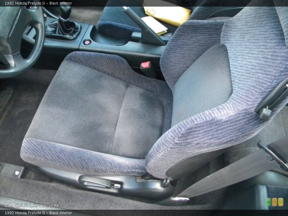 Black Interior Front Seat for the 1992 Honda Prelude Si #65018913