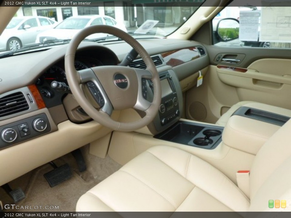 Light Tan Interior Prime Interior for the 2012 GMC Yukon XL SLT 4x4 #65025642