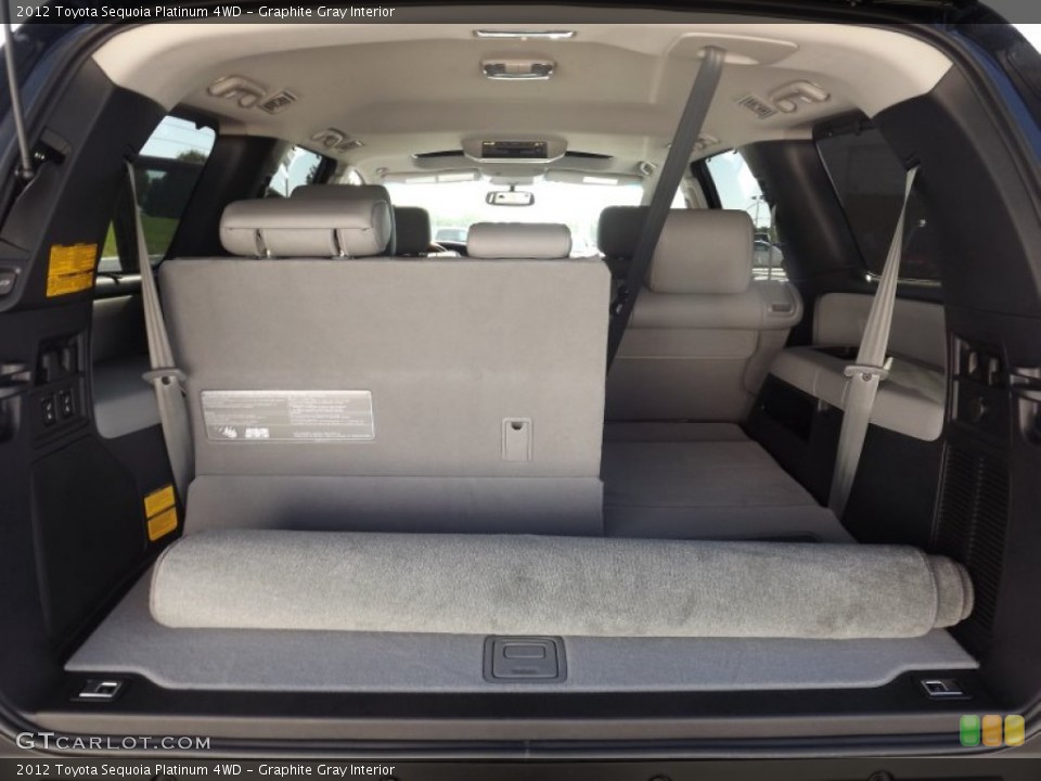 Graphite Gray Interior Trunk for the 2012 Toyota Sequoia Platinum 4WD #65026290