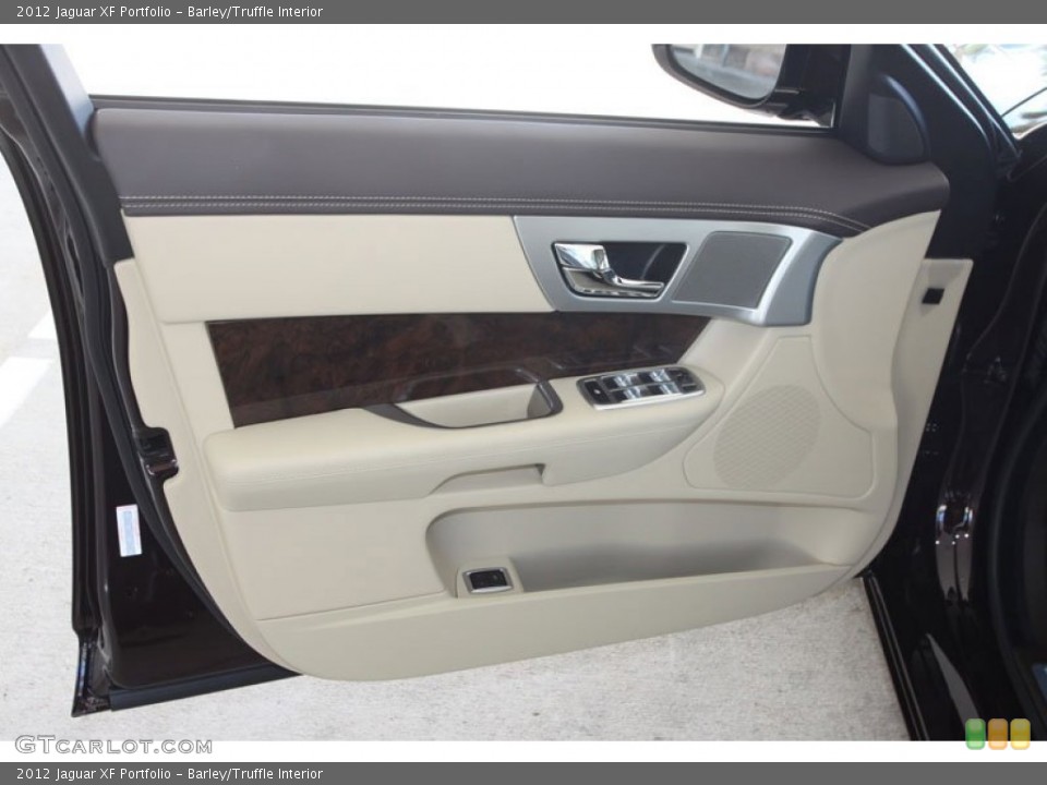 Barley/Truffle Interior Door Panel for the 2012 Jaguar XF Portfolio #65031426