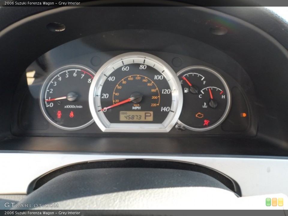 Grey Interior Gauges for the 2006 Suzuki Forenza Wagon #65033193