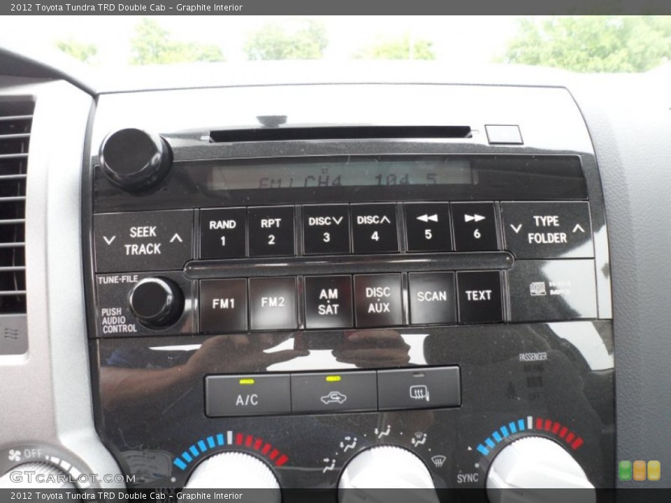 Graphite Interior Controls for the 2012 Toyota Tundra TRD Double Cab #65034607