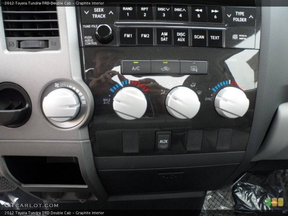 Graphite Interior Controls for the 2012 Toyota Tundra TRD Double Cab #65034610