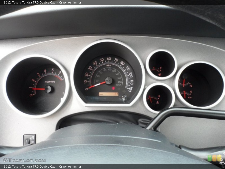 Graphite Interior Gauges for the 2012 Toyota Tundra TRD Double Cab #65034622