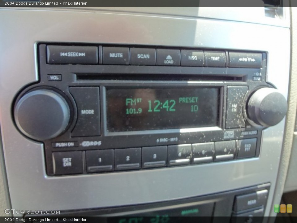 Khaki Interior Audio System for the 2004 Dodge Durango Limited #65036504