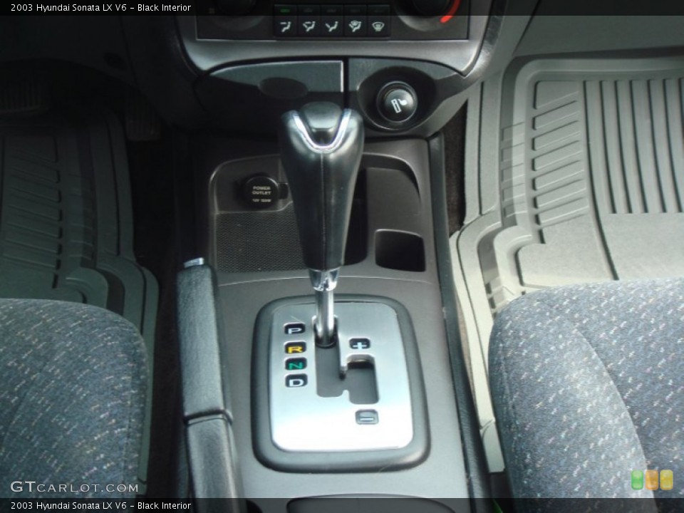 Black Interior Transmission for the 2003 Hyundai Sonata LX V6 #65038337