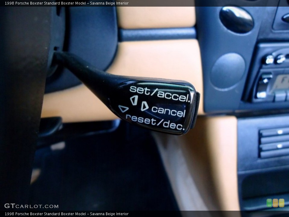 Savanna Beige Interior Controls for the 1998 Porsche Boxster  #65048023