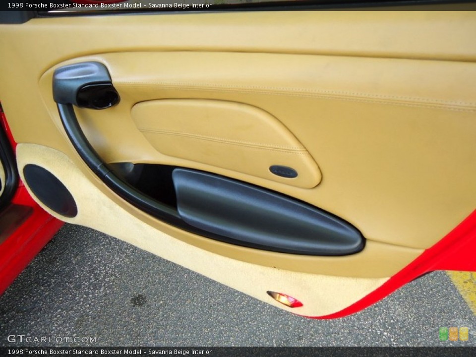 Savanna Beige Interior Door Panel for the 1998 Porsche Boxster  #65048114