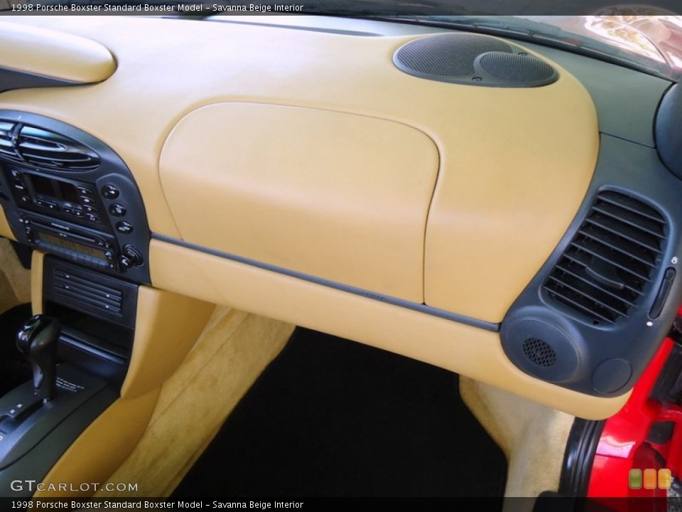 Savanna Beige Interior Dashboard for the 1998 Porsche Boxster  #65048134