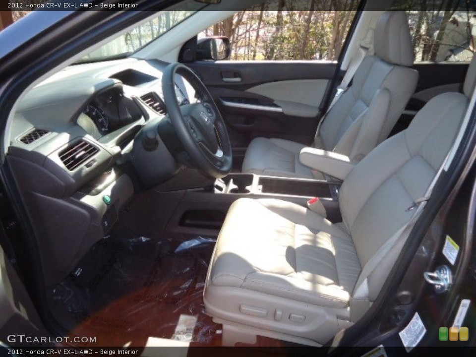 Beige Interior Photo for the 2012 Honda CR-V EX-L 4WD #65050240