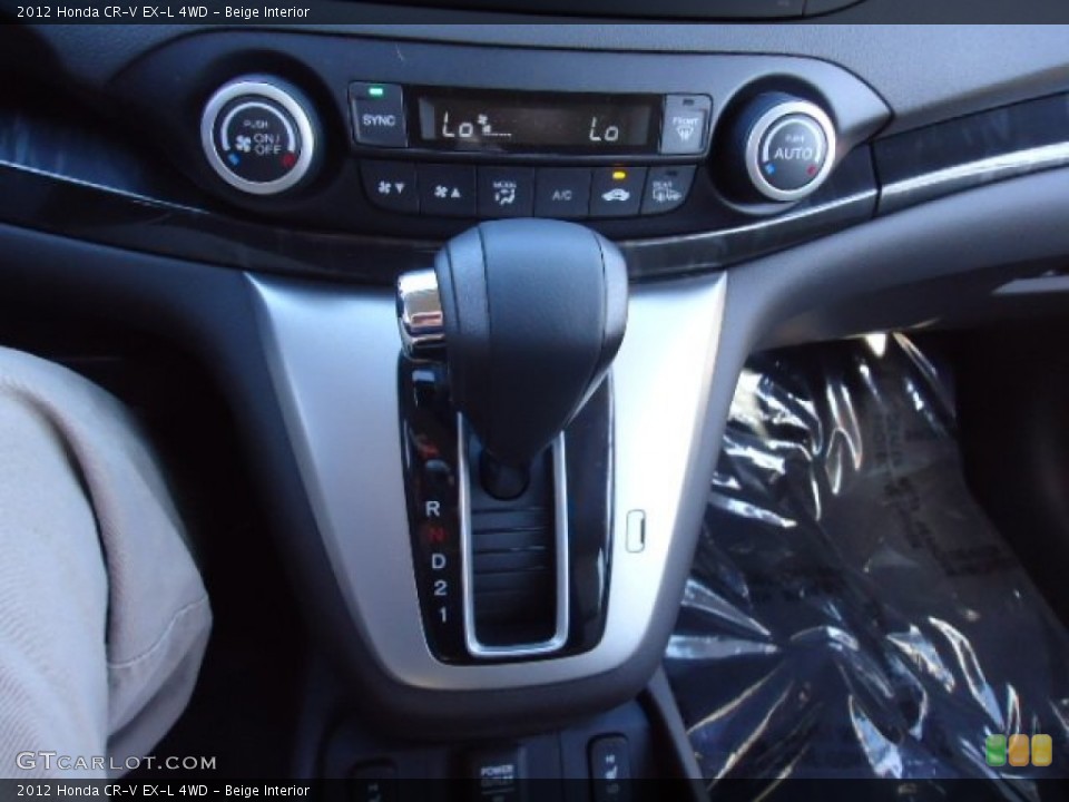 Beige Interior Transmission for the 2012 Honda CR-V EX-L 4WD #65050345