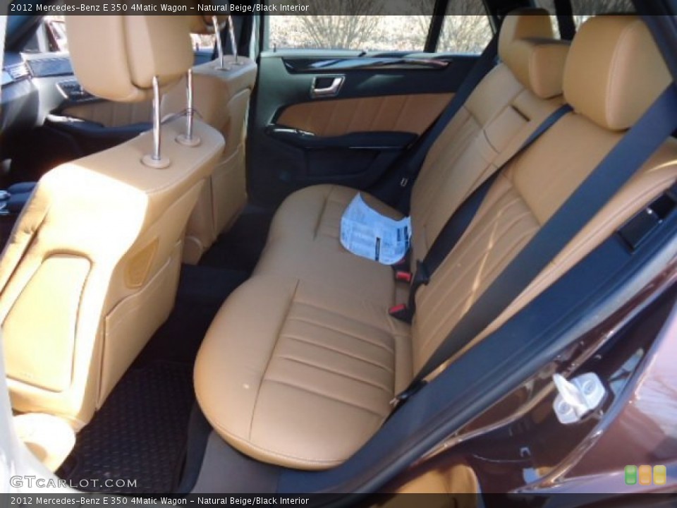 Natural Beige/Black Interior Photo for the 2012 Mercedes-Benz E 350 4Matic Wagon #65053801