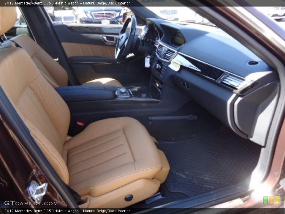 Natural Beige/Black Interior Photo for the 2012 Mercedes-Benz E 350 4Matic Wagon #65053828