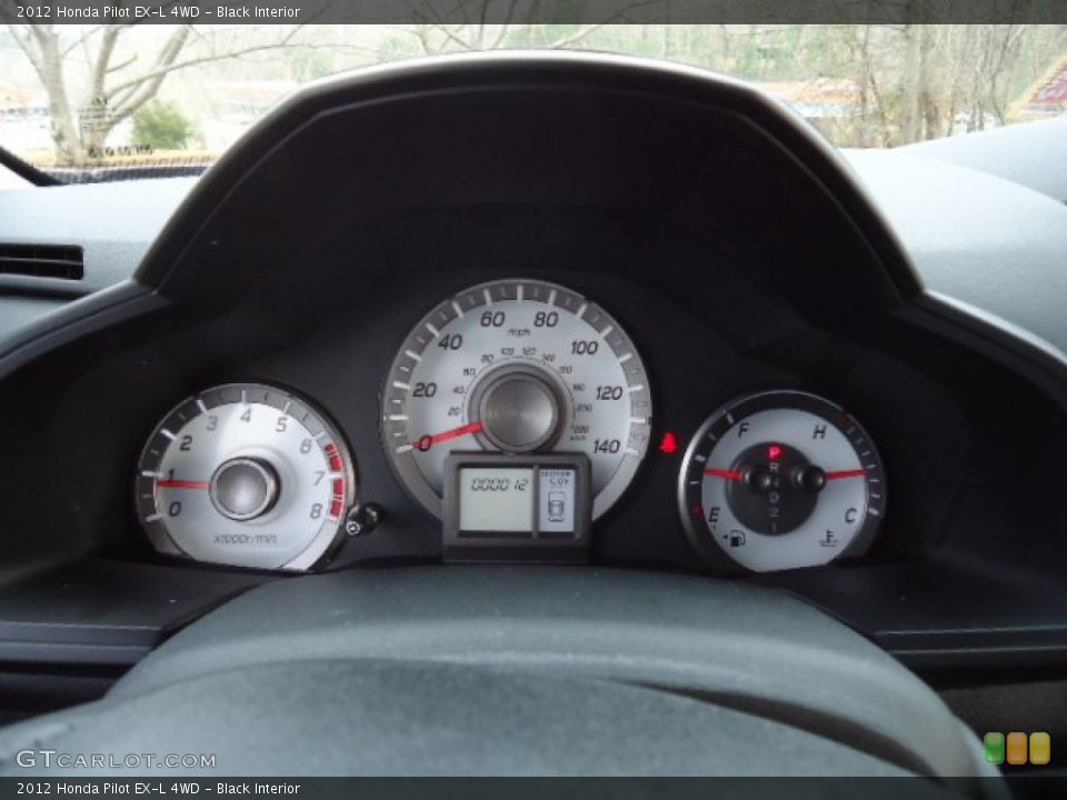 Black Interior Gauges for the 2012 Honda Pilot EX-L 4WD #65055415
