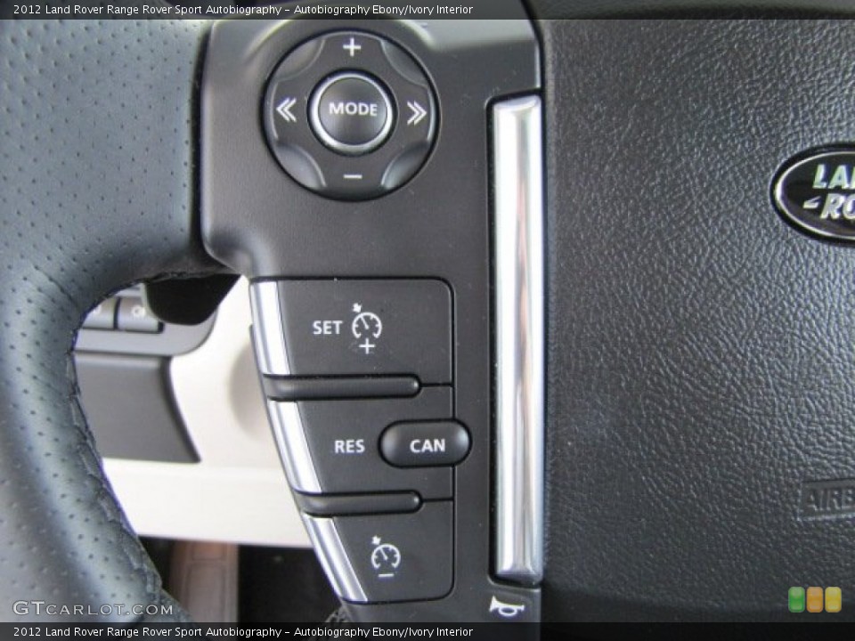 Autobiography Ebony/Ivory Interior Controls for the 2012 Land Rover Range Rover Sport Autobiography #65060509