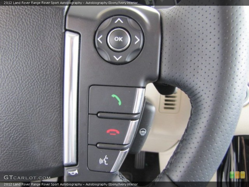 Autobiography Ebony/Ivory Interior Controls for the 2012 Land Rover Range Rover Sport Autobiography #65060518