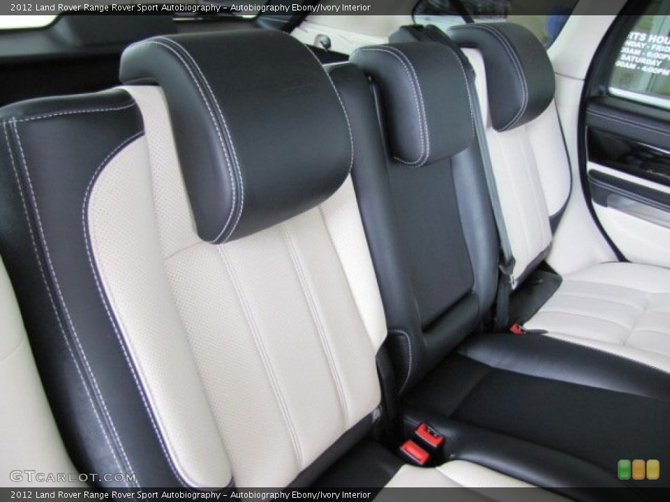 Autobiography Ebony/Ivory Interior Rear Seat for the 2012 Land Rover Range Rover Sport Autobiography #65060629