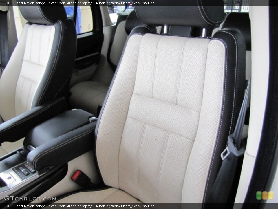 Autobiography Ebony/Ivory Interior Front Seat for the 2012 Land Rover Range Rover Sport Autobiography #65060680