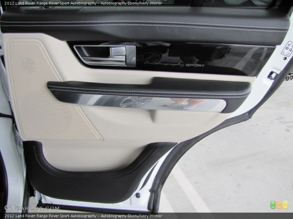Autobiography Ebony/Ivory Interior Door Panel for the 2012 Land Rover Range Rover Sport Autobiography #65060752
