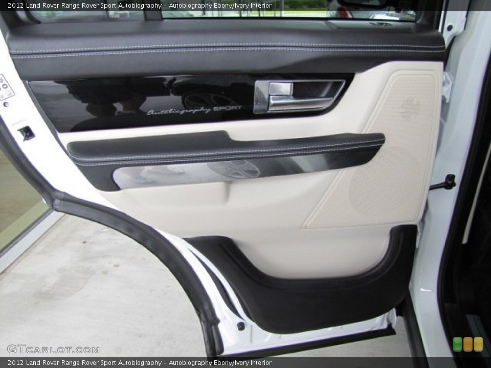 Autobiography Ebony/Ivory Interior Door Panel for the 2012 Land Rover Range Rover Sport Autobiography #65060761