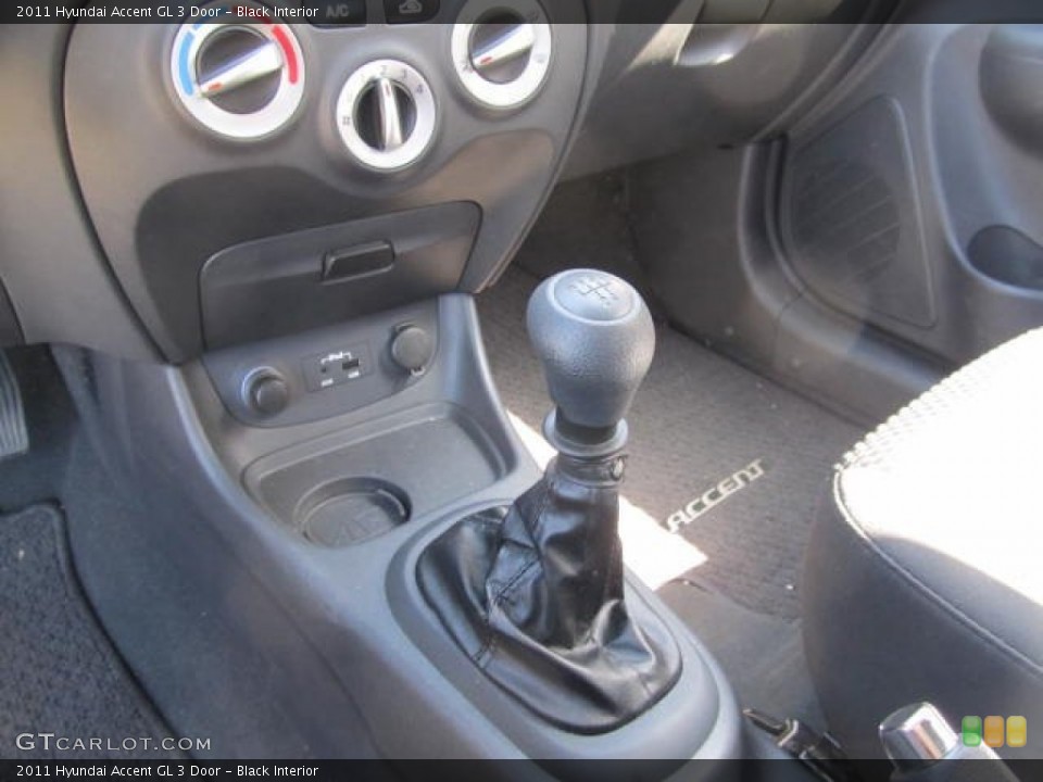 Black Interior Transmission for the 2011 Hyundai Accent GL 3 Door #65064559